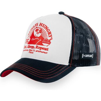 Casquette trucker blanche et noire Po Always Hungry KFP TAKB Kung Fu Panda Capslab