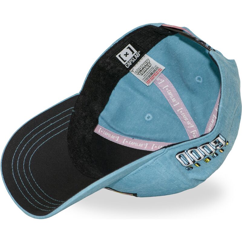 casquette-courbee-bleue-snapback-titi-loo13-pcblifb-looney-tunes-capslab casquette-courbee-bleue-snapback-titi-loo13-pcblifb-looney-tunes-capslab