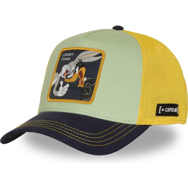 casquette-trucker-multicolore-bugs-bunny-et-daffy-duck-loo13-badb-looney-tunes-capslab casquette-trucker-multicolore-bugs-bunny-et-daffy-duck-loo13-badb-looney-tunes-capslab