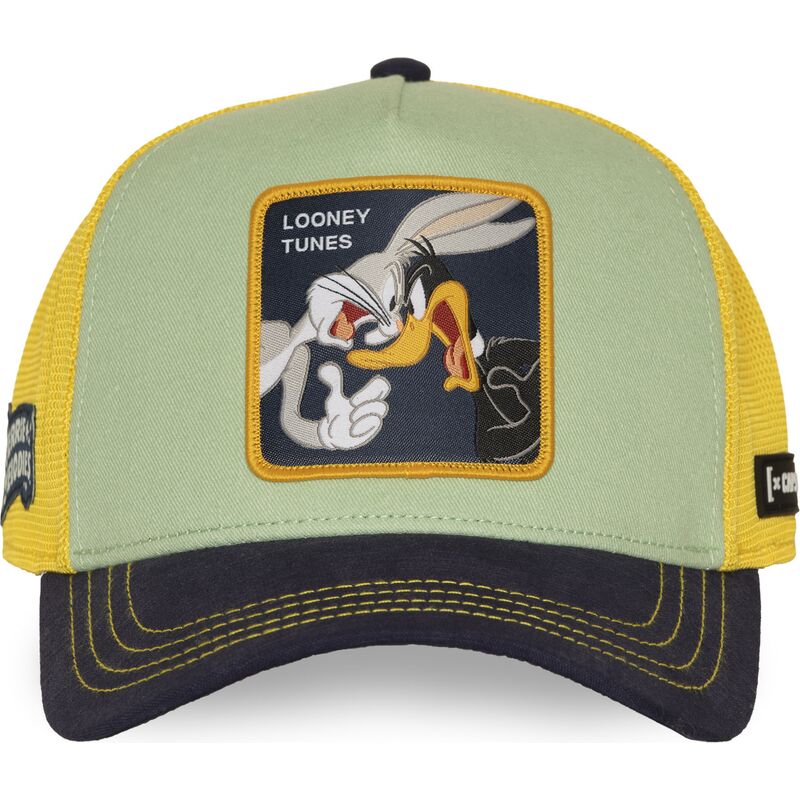 casquette-trucker-multicolore-bugs-bunny-et-daffy-duck-loo13-badb-looney-tunes-capslab casquette-trucker-multicolore-bugs-bunny-et-daffy-duck-loo13-badb-looney-tunes-capslab