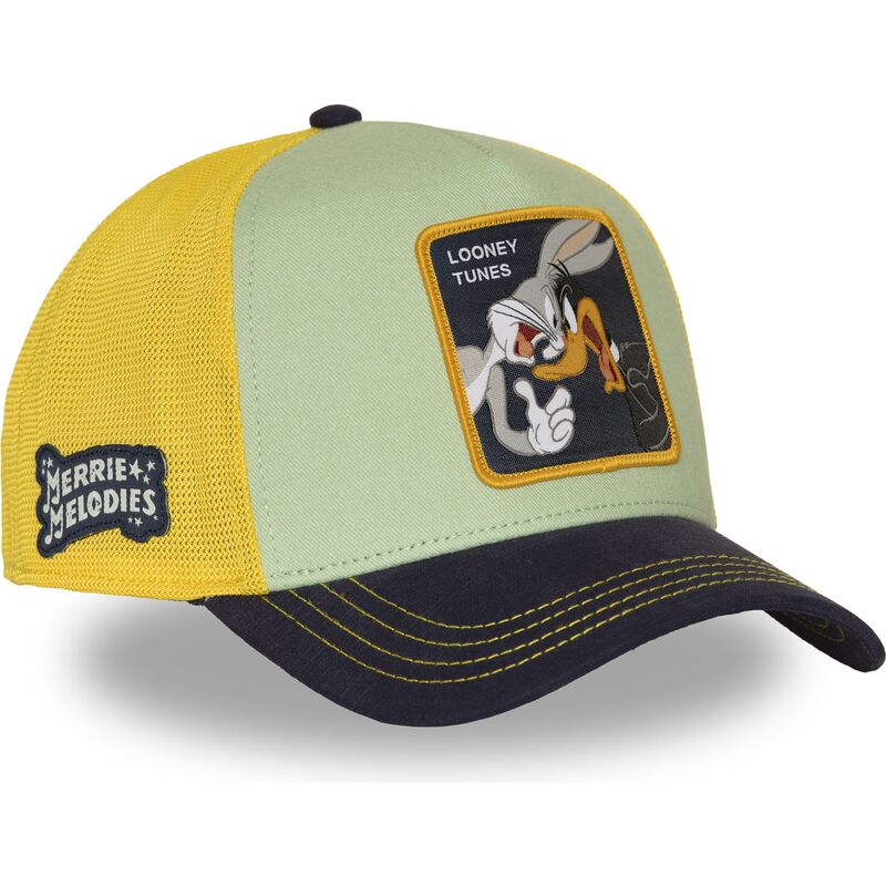 casquette-trucker-multicolore-bugs-bunny-et-daffy-duck-loo13-badb-looney-tunes-capslab casquette-trucker-multicolore-bugs-bunny-et-daffy-duck-loo13-badb-looney-tunes-capslab