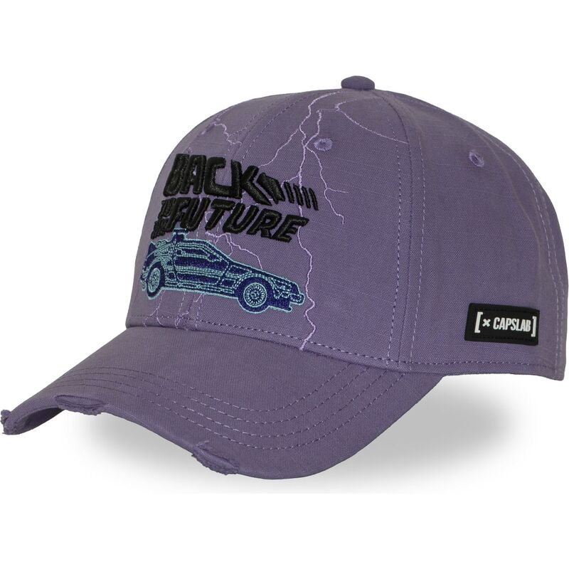 casquette-courbee-violette-snapback-dmc-delorean-clbtf1-btfb-retour-vers-le-futur-capslab casquette-courbee-violette-snapback-dmc-delorean-clbtf1-btfb-retour-vers-le-futur-capslab