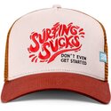 casquette-trucker-marron-surfing-sucks-coastal