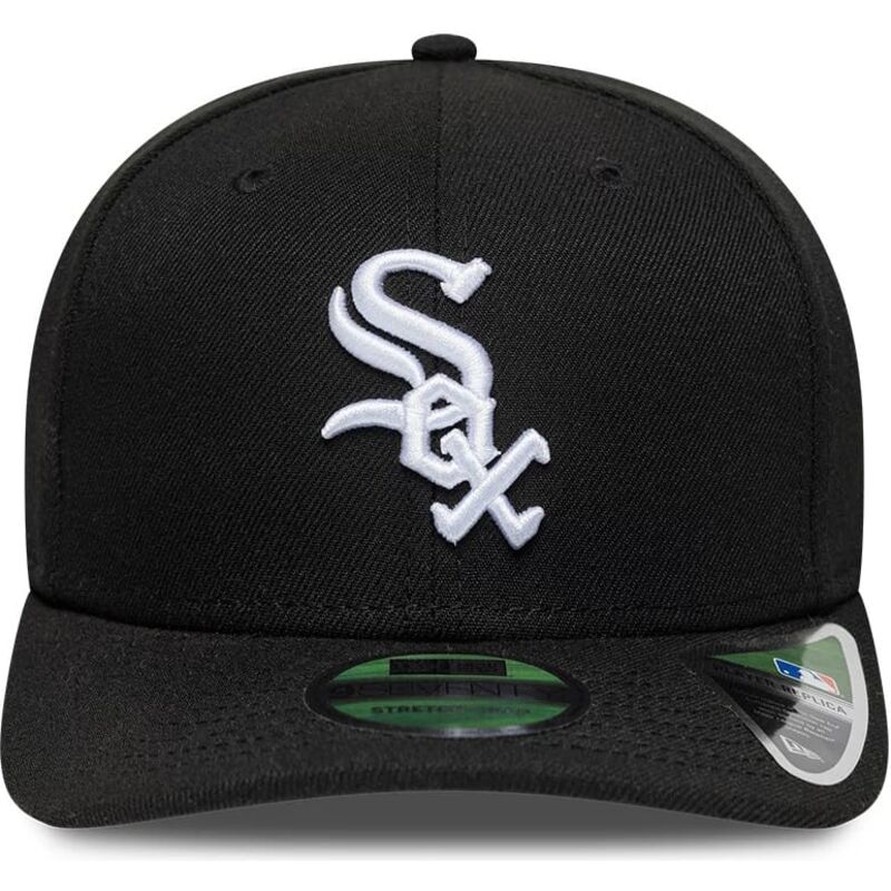 casquette-courbee-noire-snapback-9seventy-stretch-snap-player-replica-chicago-white-sox-mlb-new-era