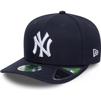 Casquette courbée bleue marine snapback 9SEVENTY Stretch Snap Player Replica New York Yankees MLB New Era