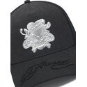 casquette-trucker-noire-love-kills-slowly-washed-ed-hardy