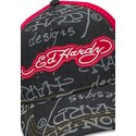 casquette-trucker-noire-et-rouge-don-denim-ed-hardy