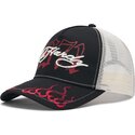 casquette-trucker-noire-beige-et-rouge-1971-ed-hardy