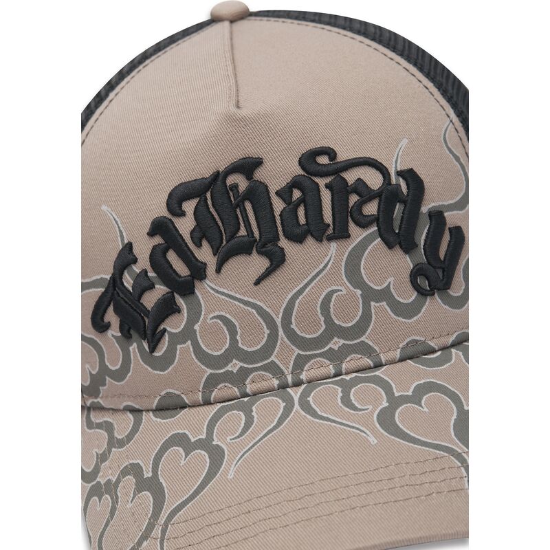 casquette-trucker-grise-et-noire-flaming-ed-hardy casquette-trucker-grise-et-noire-flaming-ed-hardy