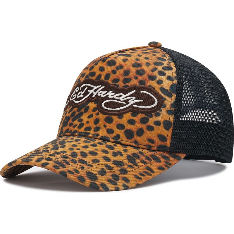 casquette-trucker-leopard-lionpard-print-ed-hardy casquette-trucker-leopard-lionpard-print-ed-hardy