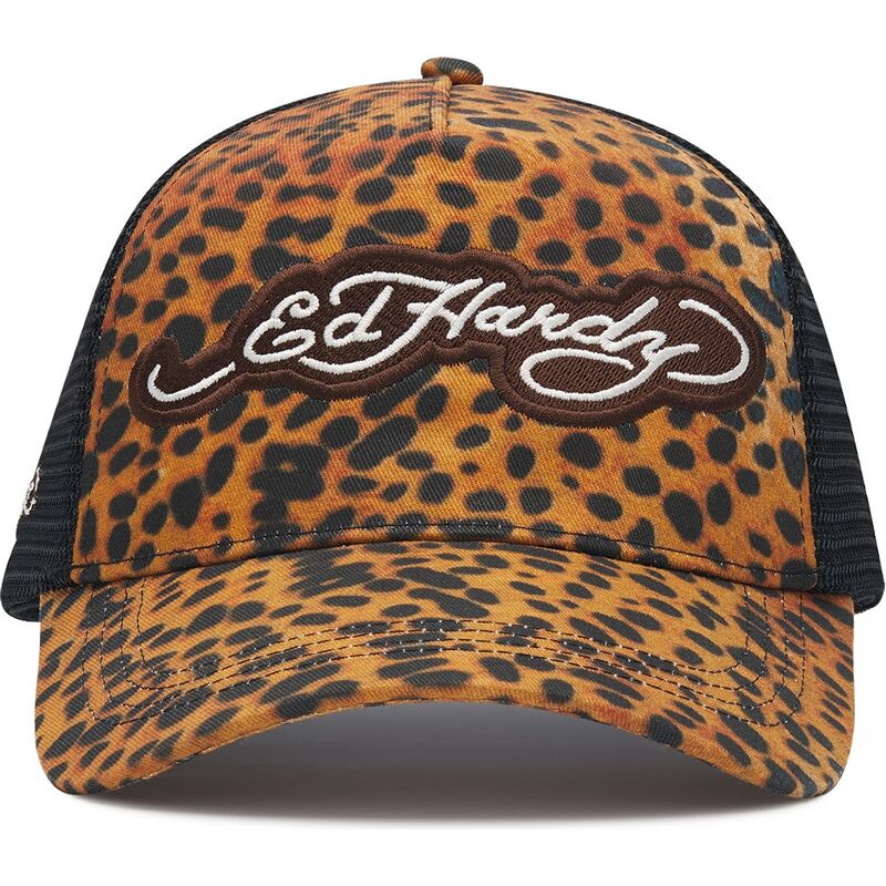 casquette-trucker-leopard-lionpard-print-ed-hardy casquette-trucker-leopard-lionpard-print-ed-hardy