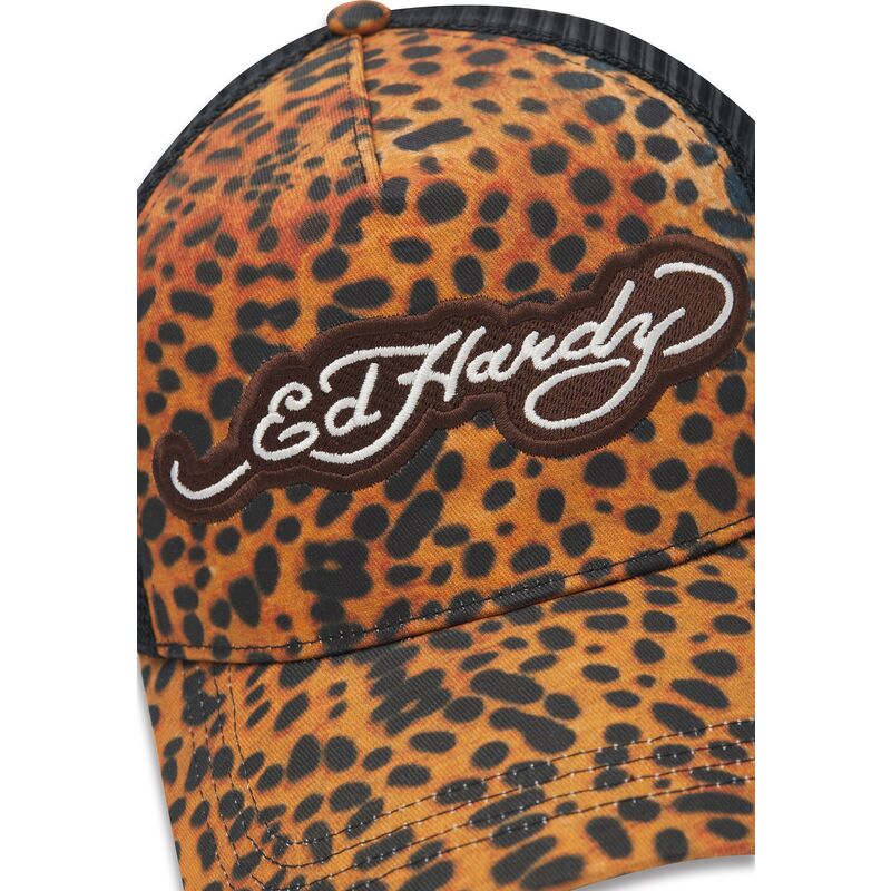 casquette-trucker-leopard-lionpard-print-ed-hardy casquette-trucker-leopard-lionpard-print-ed-hardy