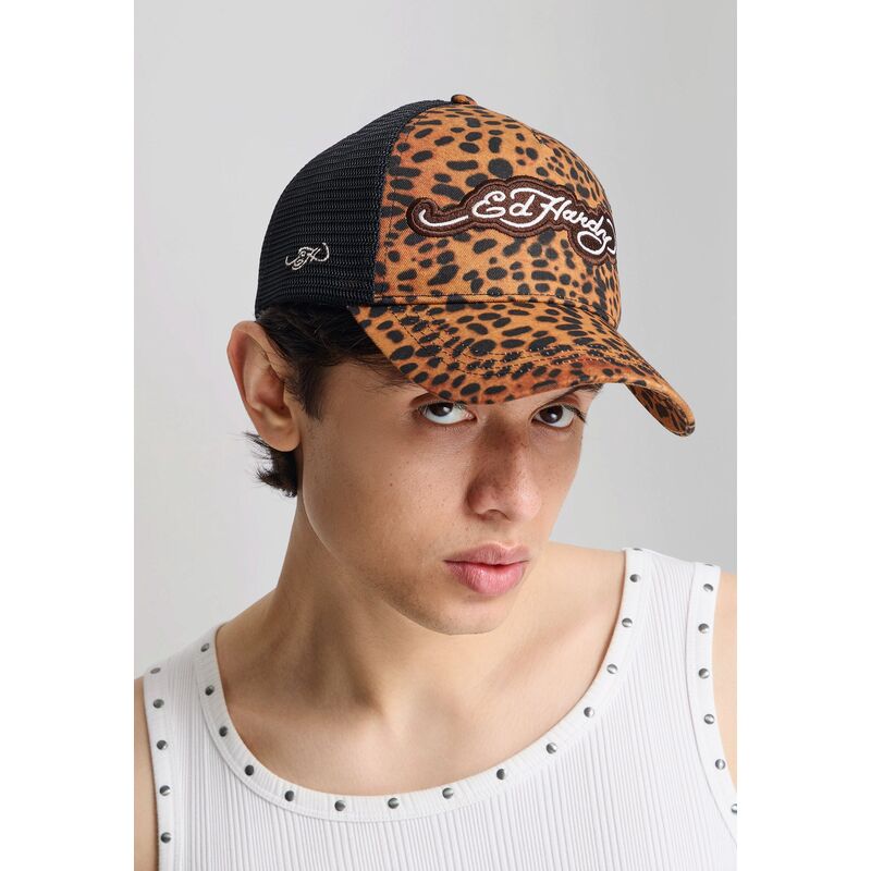 casquette-trucker-leopard-lionpard-print-ed-hardy casquette-trucker-leopard-lionpard-print-ed-hardy