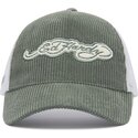 casquette-trucker-verte-et-blanche-embroidery-applique-cord-ed-hardy