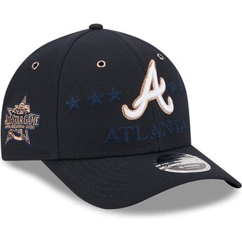 Casquette courbée bleue marine snapback 9FORTY M-Crown All Star Game Atlanta Braves MLB New Era