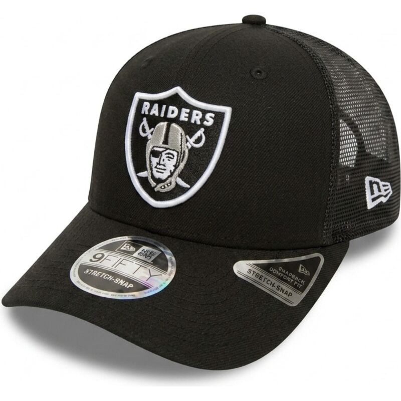 casquette-trucker-noire-9seventy-stretch-snap-team-las-vegas-raiders-nfl-new-era casquette-trucker-noire-9seventy-stretch-snap-team-las-vegas-raiders-nfl-new-era