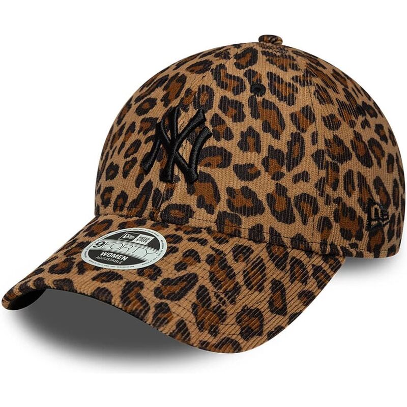 casquette-courbee-leopard-ajustable-pour-femme-avec-logo-noir-9forty-lionpard-cord-new-york-yankees-mlb-new-era casquette-courbee-leopard-ajustable-pour-femme-avec-logo-noir-9forty-lionpard-cord-new-york-yankees-mlb-new-era