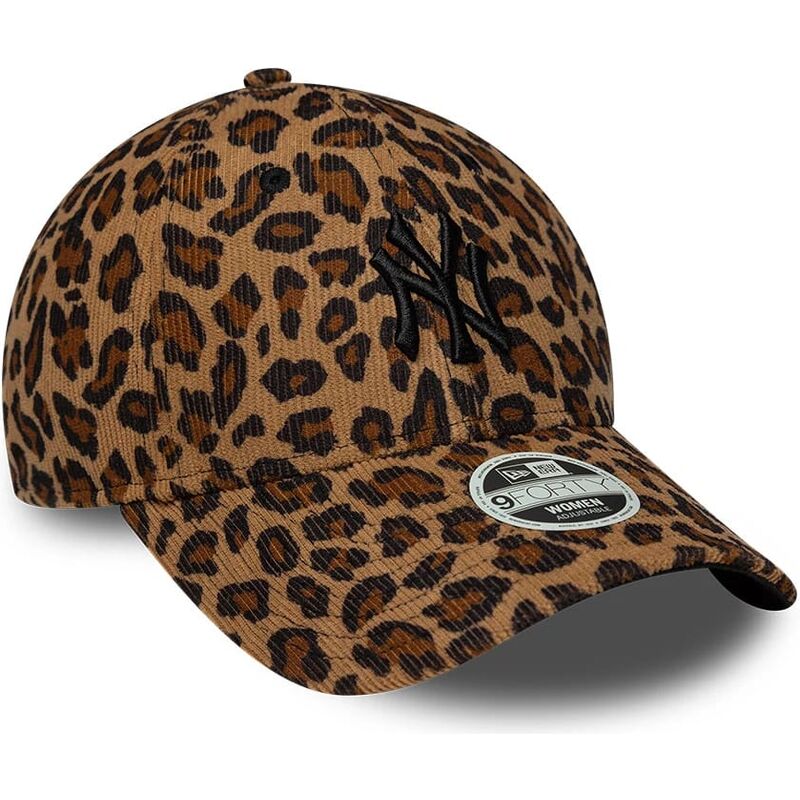 casquette-courbee-leopard-ajustable-pour-femme-avec-logo-noir-9forty-lionpard-cord-new-york-yankees-mlb-new-era casquette-courbee-leopard-ajustable-pour-femme-avec-logo-noir-9forty-lionpard-cord-new-york-yankees-mlb-new-era