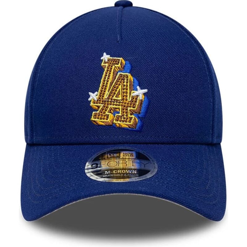 casquette-courbee-bleue-snapback-9forty-m-crown-a-frame-emblem-los-angeles-dodgers-mlb-new-era casquette-courbee-bleue-snapback-9forty-m-crown-a-frame-emblem-los-angeles-dodgers-mlb-new-era