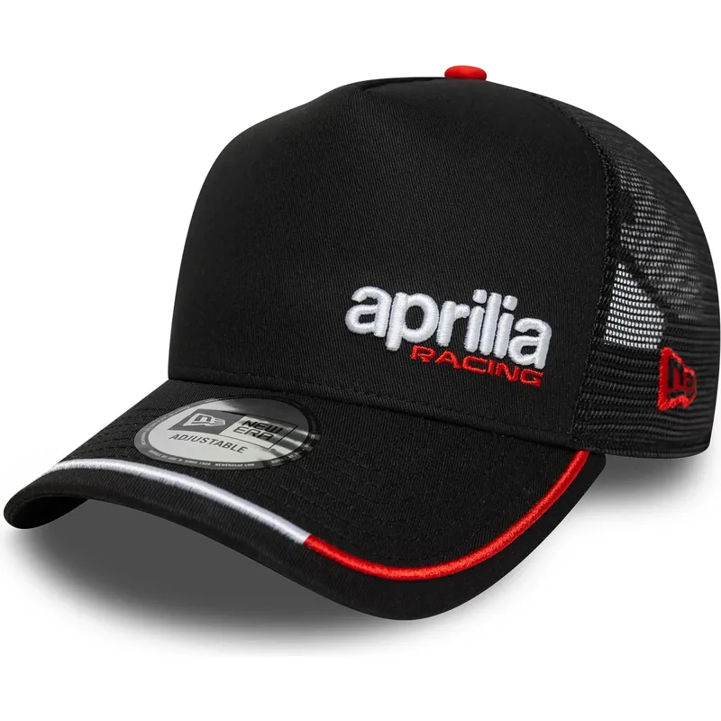casquette-trucker-noire-e-frame-flawless-aprilia-piaggio-new-era