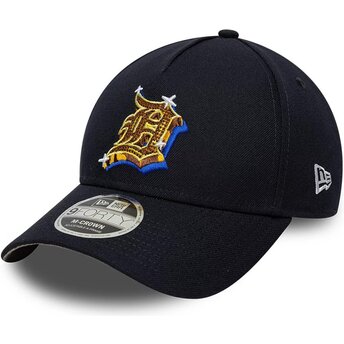 Casquette courbée bleue marine snapback 9FORTY M-Crown A Frame Emblem Detroit Tigers MLB New Era