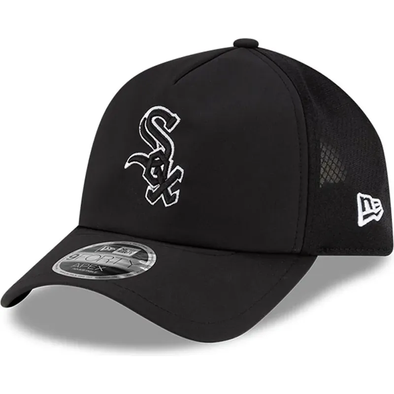 casquette-trucker-noire-9forty-apex-batting-practice-chicago-white-sox-mlb-new-era casquette-trucker-noire-9forty-apex-batting-practice-chicago-white-sox-mlb-new-era