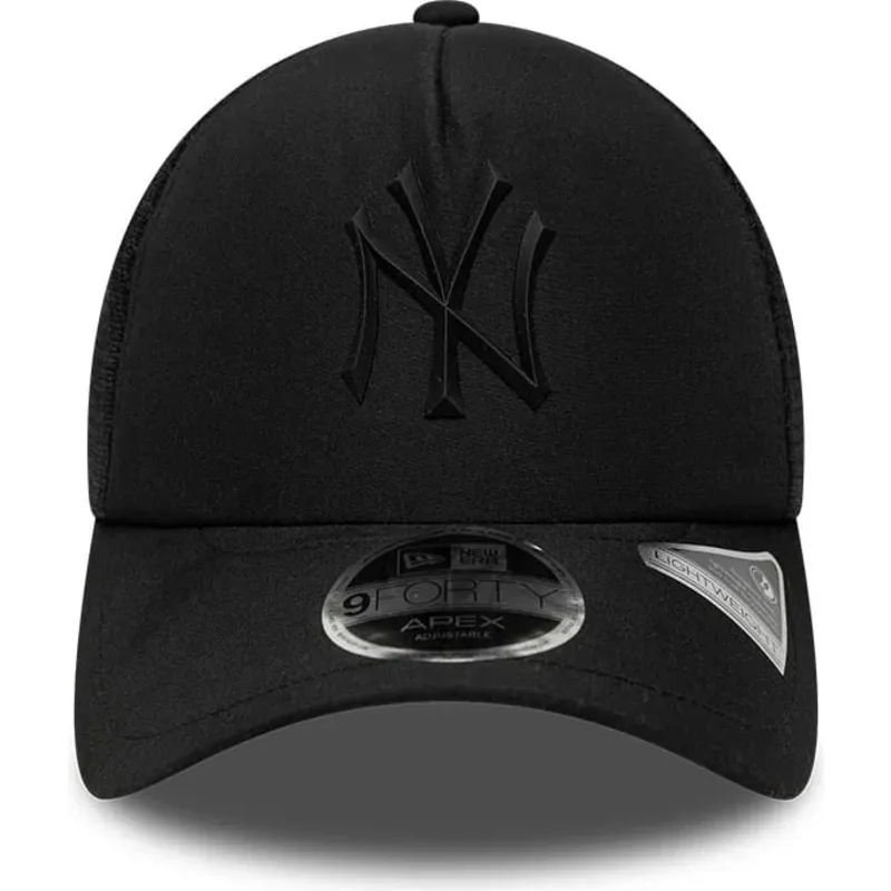 casquette-trucker-noire-avec-logo-noir-9forty-apex-sporty-new-york-yankees-mlb-new-era casquette-trucker-noire-avec-logo-noir-9forty-apex-sporty-new-york-yankees-mlb-new-era