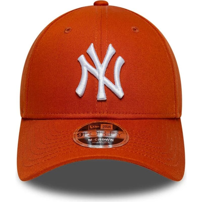 casquette-courbee-orange-snapback-9forty-m-crown-new-york-yankees-mlb-new-era