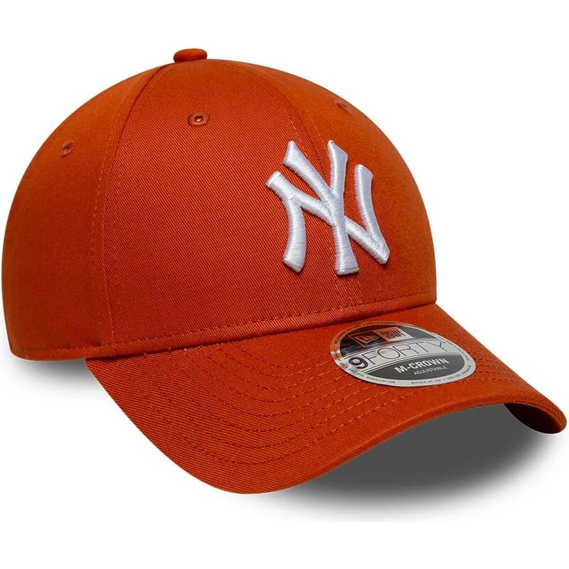 casquette-courbee-orange-snapback-9forty-m-crown-new-york-yankees-mlb-new-era