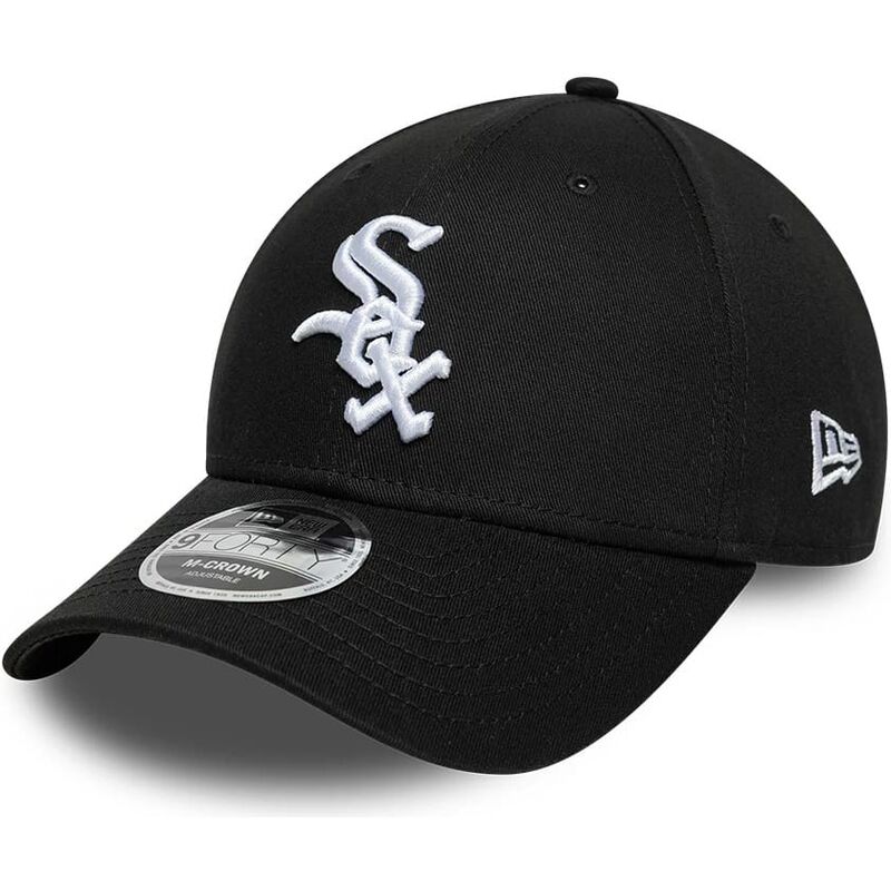casquette-courbee-noire-snapback-9forty-m-crown-side-script-chicago-white-sox-mlb-new-era