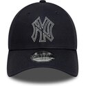 casquette-courbee-bleue-marine-ajustable-9forty-metallic-outline-new-york-yankees-mlb-new-era