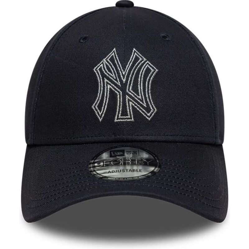 casquette-courbee-bleue-marine-ajustable-9forty-metallic-outline-new-york-yankees-mlb-new-era