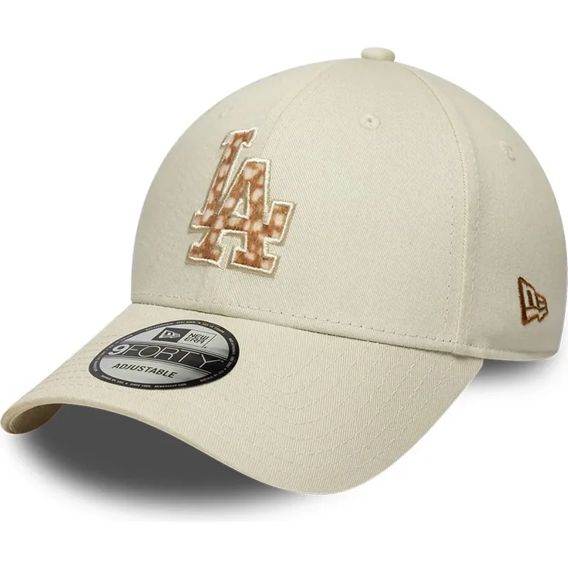 casquette-courbee-beige-ajustable-avec-logo-marron-9forty-faux-pony-infill-los-angeles-dodgers-mlb-new-era casquette-courbee-beige-ajustable-avec-logo-marron-9forty-faux-pony-infill-los-angeles-dodgers-mlb-new-era