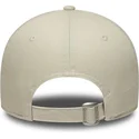 casquette-courbee-beige-ajustable-avec-logo-marron-9forty-faux-pony-infill-los-angeles-dodgers-mlb-new-era