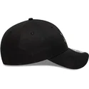 casquette-courbee-noire-ajustable-avec-logo-marron-9forty-faux-pony-infill-new-york-yankees-mlb-new-era