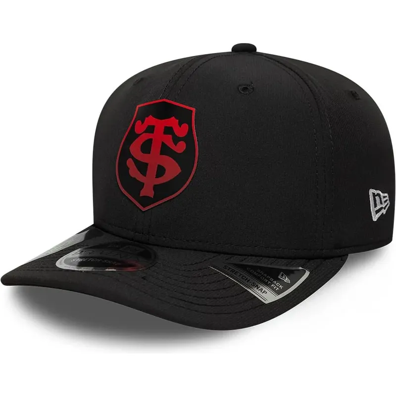 casquette-courbee-noire-snapback-avec-logo-rouge-9seventy-stretch-snap-gradient-stade-toulousain-top-14-new-era casquette-courbee-noire-snapback-avec-logo-rouge-9seventy-stretch-snap-gradient-stade-toulousain-top-14-new-era