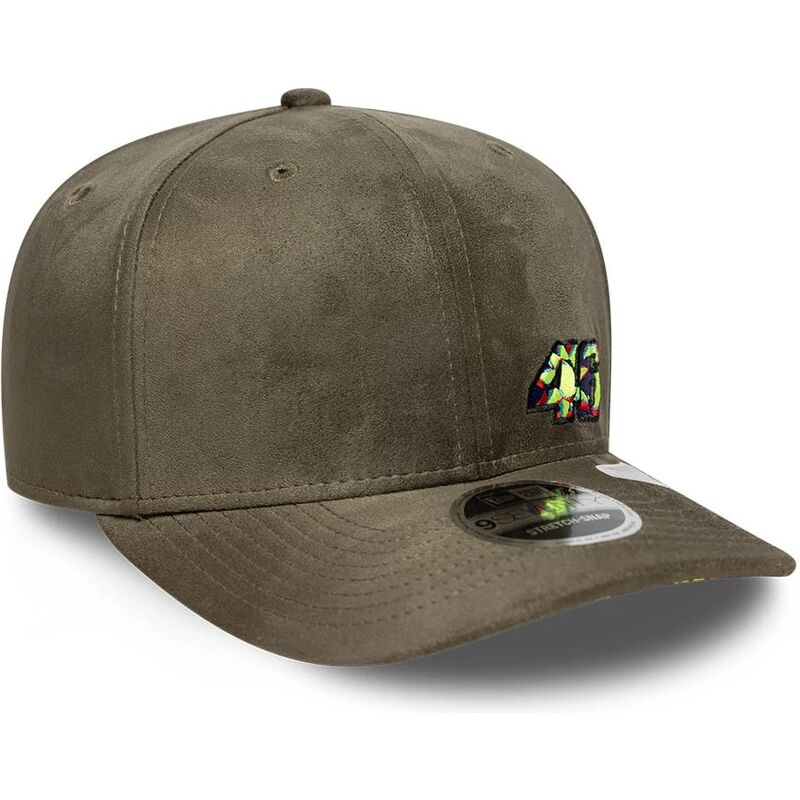 casquette-courbee-verte-snapback-9seventy-stretch-snap-flawless-valentino-rossi-vr46-motogp-new-era