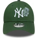 casquette-courbee-verte-ajustable-9forty-food-icon-new-york-yankees-mlb-new-era