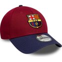 casquette-courbee-rouge-et-bleue-marine-ajustable-9forty-contrast-fc-barcelona-laliga-new-era