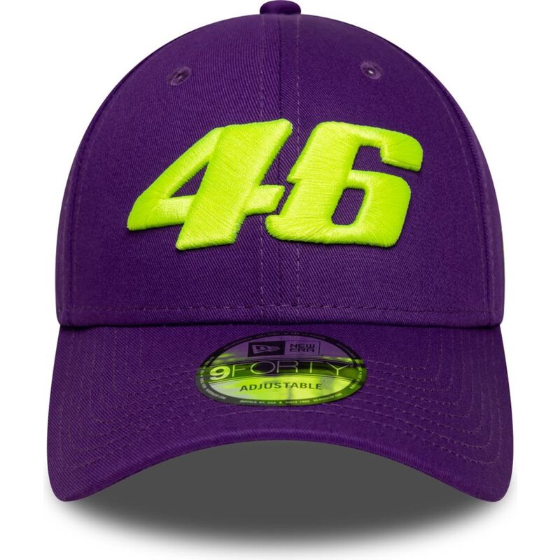casquette-courbee-violette-ajustable-9forty-wordmark-valentino-rossi-vr46-motogp-new-era