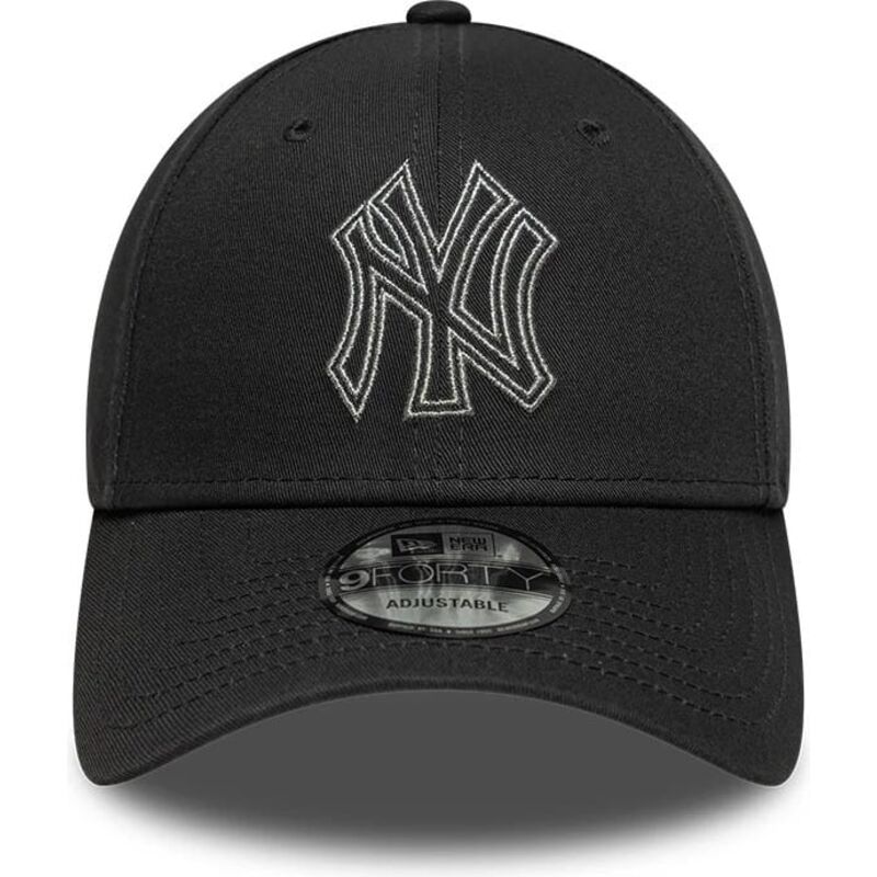 casquette-courbee-grise-ajustable-9forty-metallic-outline-new-york-yankees-mlb-new-era casquette-courbee-grise-ajustable-9forty-metallic-outline-new-york-yankees-mlb-new-era