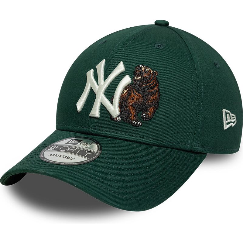 casquette-courbee-verte-ajustable-9forty-outdoor-icon-new-york-yankees-mlb-new-era