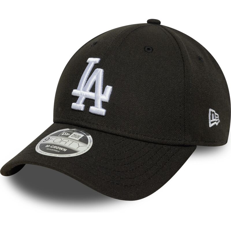 casquette-courbee-noire-snapback-9forty-m-crown-los-angeles-dodgers-mlb-new-era