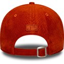 casquette-courbee-orange-ajustable-avec-logo-orange-9forty-m-crown-cord-los-angeles-dodgers-mlb-new-era