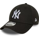 casquette-courbee-noire-snapback-9forty-m-crown-new-york-yankees-mlb-new-era