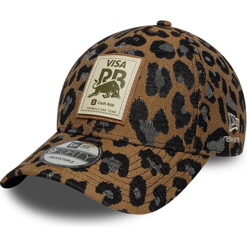 casquette-courbee-leopard-ajustable-pour-femme-9forty-racing-bulls-f1-team-formula-1-new-era