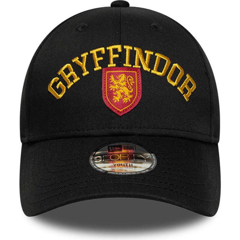 casquette-courbee-noire-snapback-pour-enfant-9forty-wordmark-gryffindor-harry-potter-new-era casquette-courbee-noire-snapback-pour-enfant-9forty-wordmark-gryffindor-harry-potter-new-era