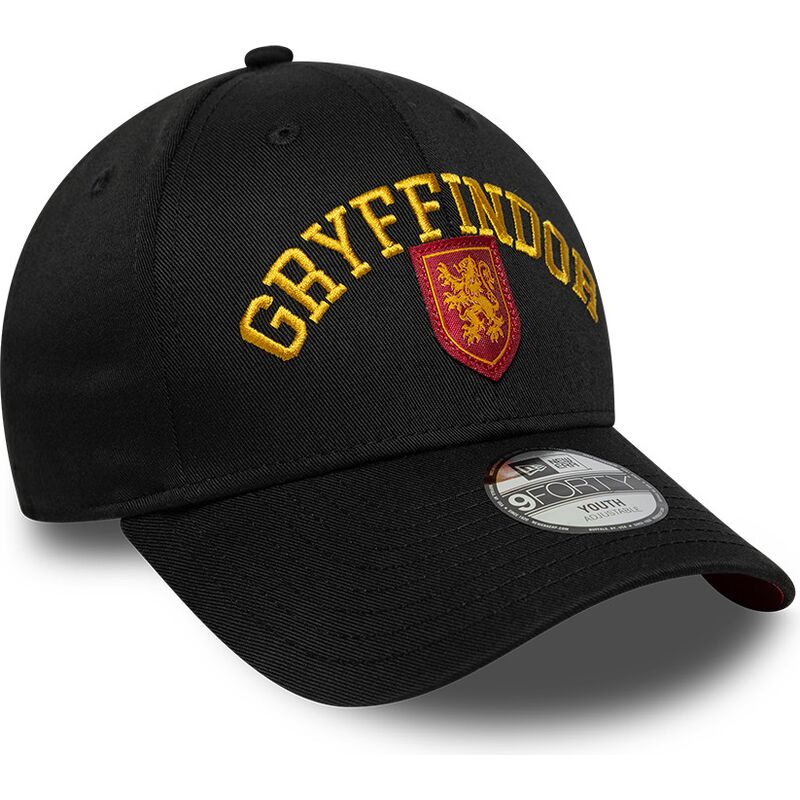 casquette-courbee-noire-snapback-pour-enfant-9forty-wordmark-gryffindor-harry-potter-new-era casquette-courbee-noire-snapback-pour-enfant-9forty-wordmark-gryffindor-harry-potter-new-era