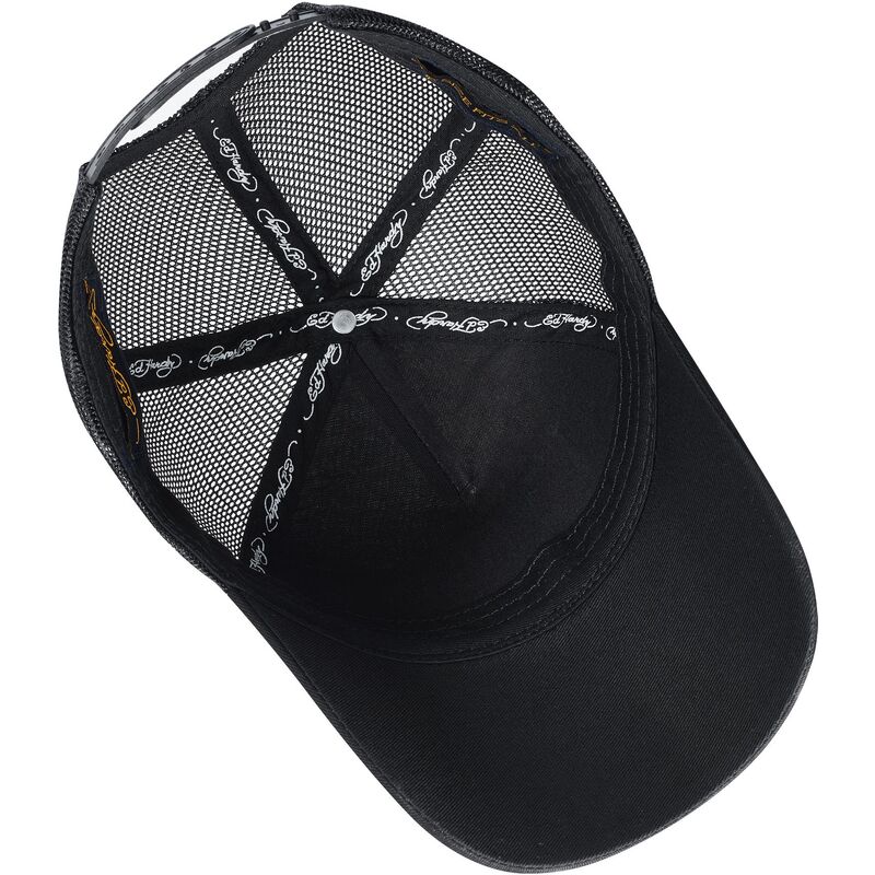 casquette-trucker-noire-et-blanche-nyc-ed-hardy