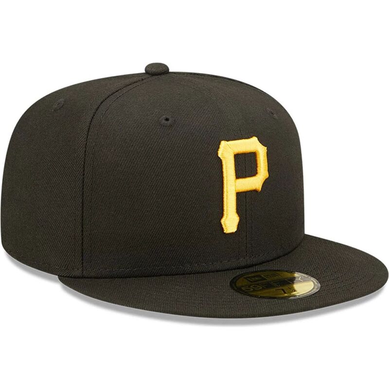 casquette-plate-noire-ajustee-59fifty-ac-perf-pittsburgh-pirates-mlb-new-era casquette-plate-noire-ajustee-59fifty-ac-perf-pittsburgh-pirates-mlb-new-era
